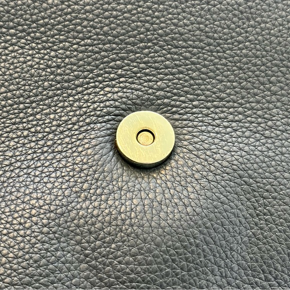 LOEFFLER RANDALL Carina Twisted Ring Leather Satchel - Black - Picture 8 of 11